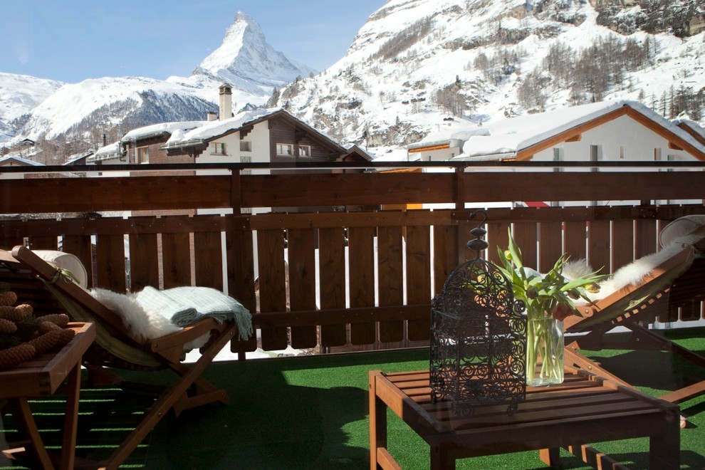 Ski Chalet, Zermatt - Rustic - Deck - Other - by Sandra Jane at Home