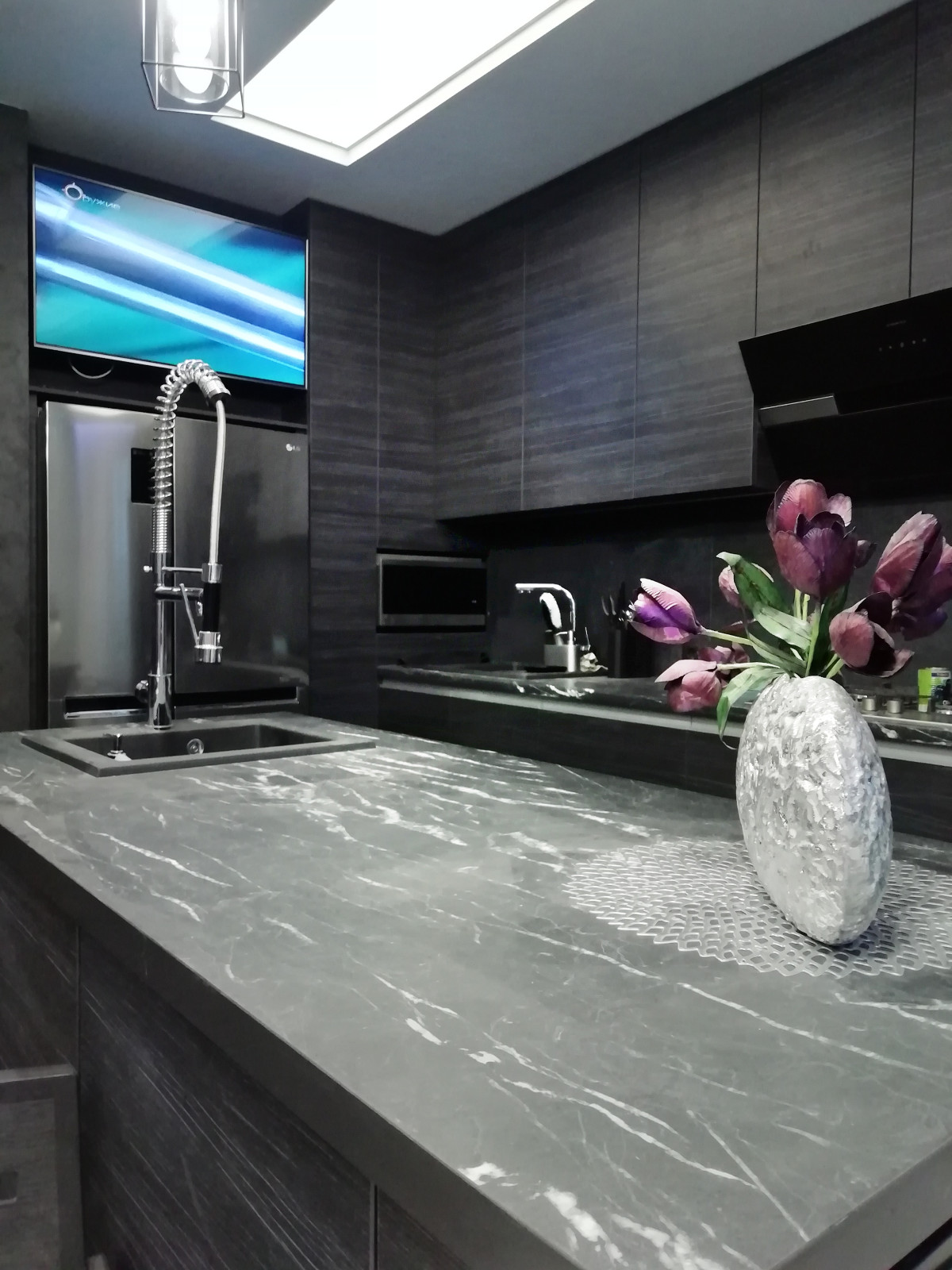 Кухня гостиная .Загородный дом