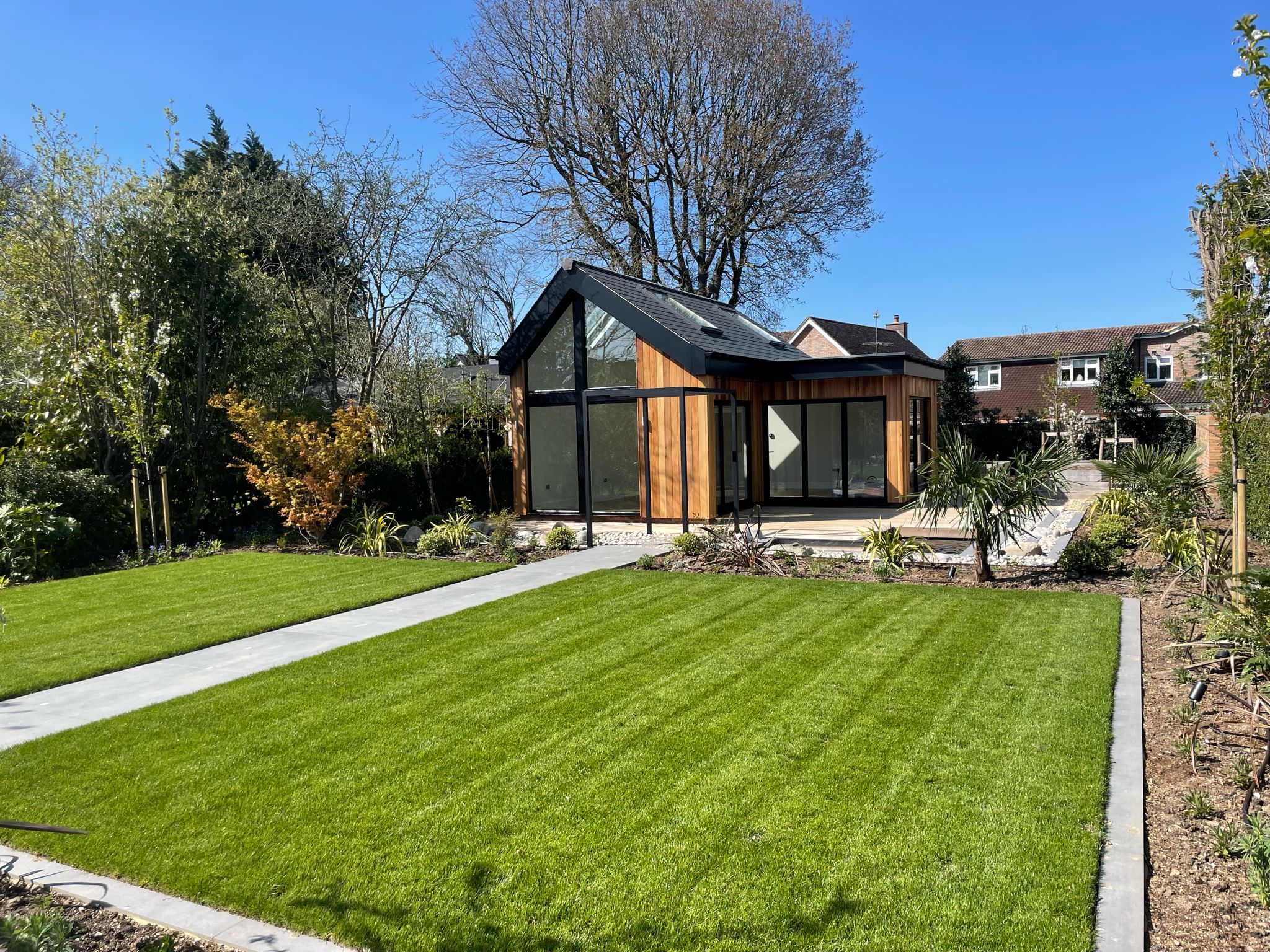 Bespoke Garden Room & Landscaped Garden, Blackmore End, Harpenden, Hertfordshire