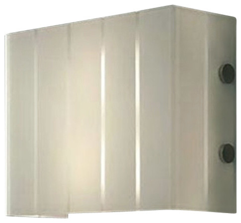 Oluce - Pin Stripe 115 Wall/Ceiling Lamp, White Reflector