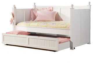 Classic Poster Wood Twin Daybed Posts BeadBoard Arm ...