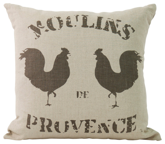 Roosters Pillow Farmhouse Decorative Pillows Other by Zentique
