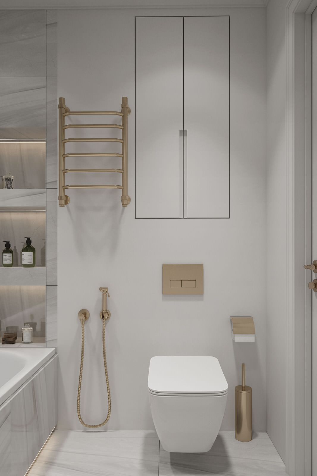 Ванная комната в ЖК Лучи