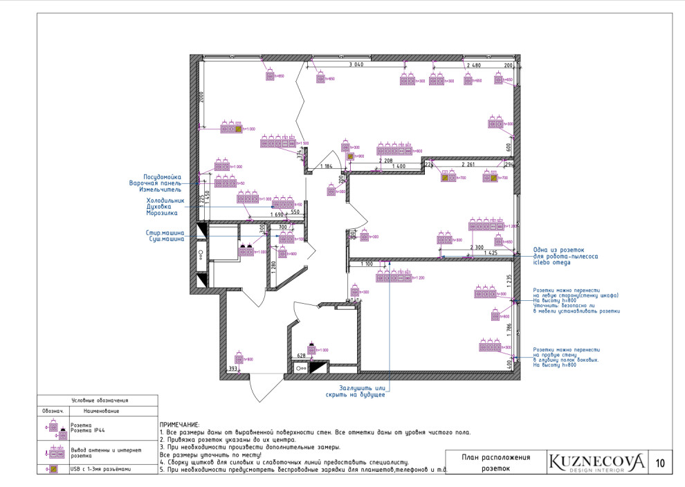 Дизайн проект квартиры 85 кв.м.