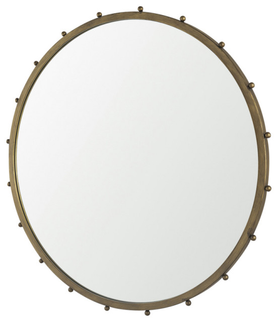 Elena III Large Gold Wall Mirror Contemporary Wall Mirrors by