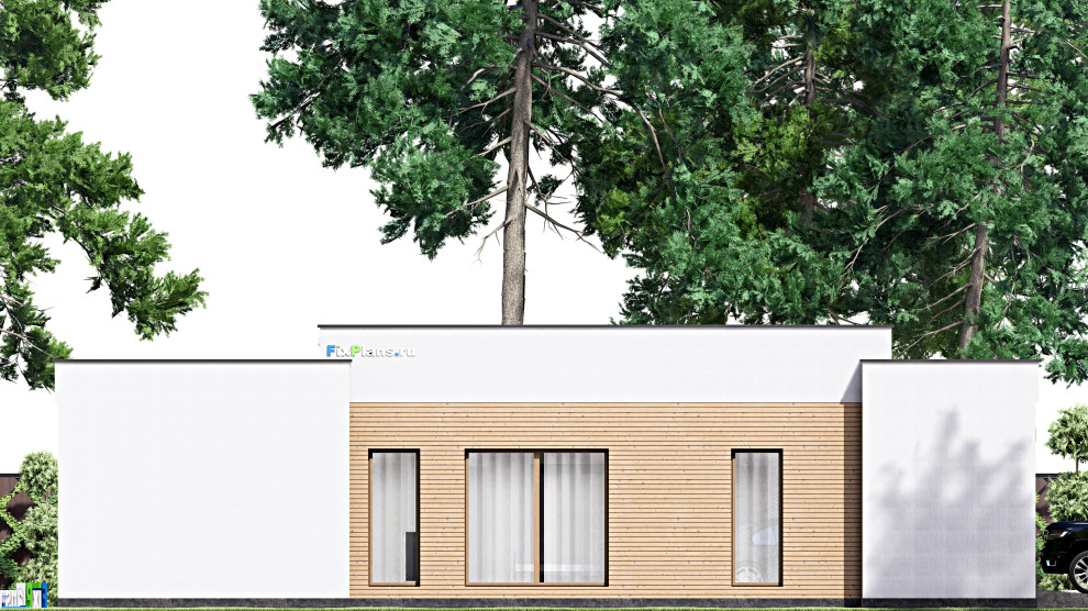 Проект одноэтажного дома 17х16м S193м2 F-16523