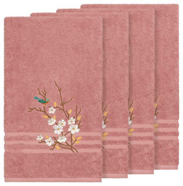 Linum Home Textiles Spring Time Embellished Asian Bath Towels by Linum Home Textiles Houzz