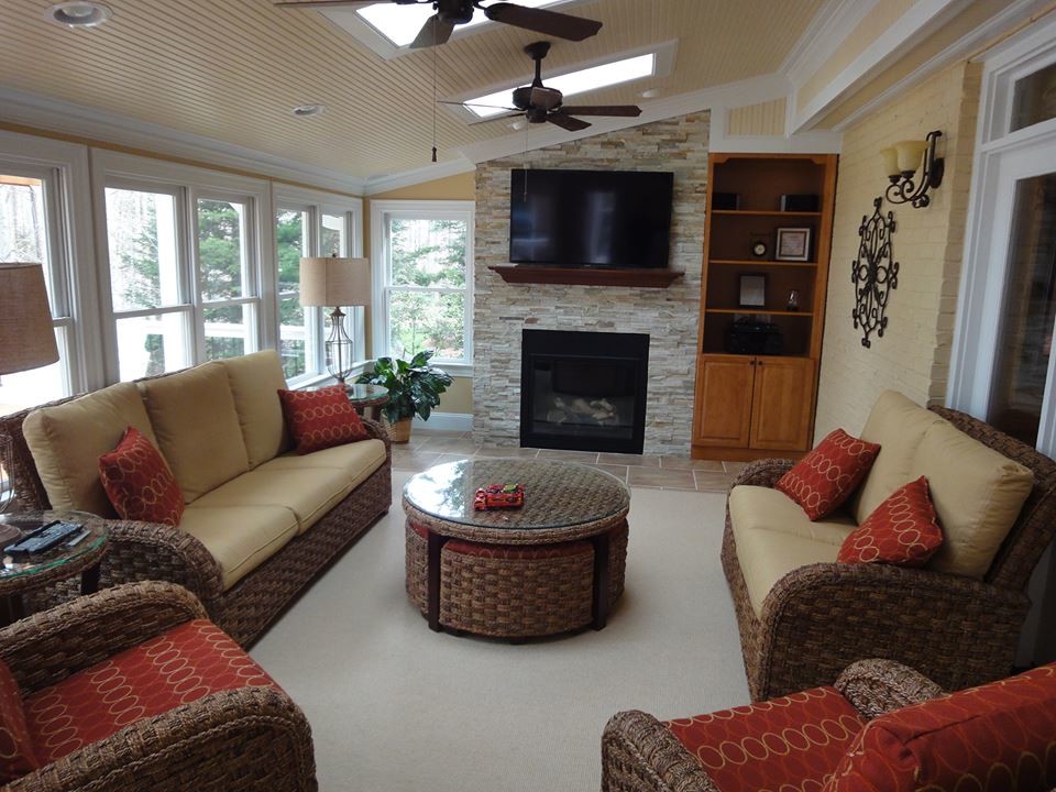 Raleigh 3 Season Room Using Eze Breeze Windowx Rustic Raleigh by