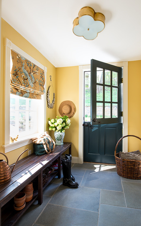 Design ideas for an eclectic entryway in Philadelphia.