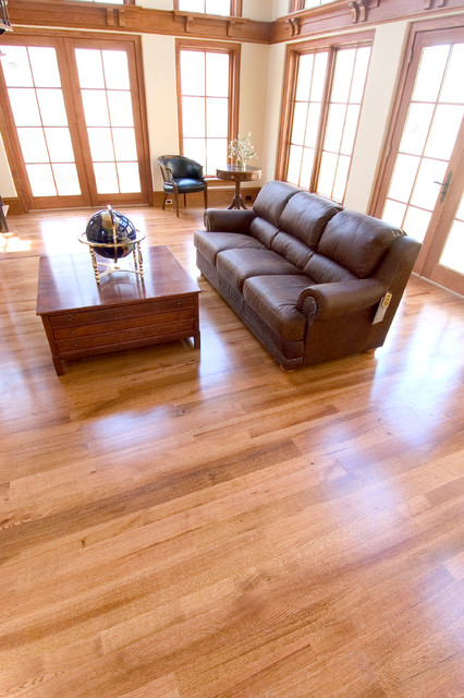 Red Oak Flooring - Modern - Living Room - other metro - by Allegheny ...