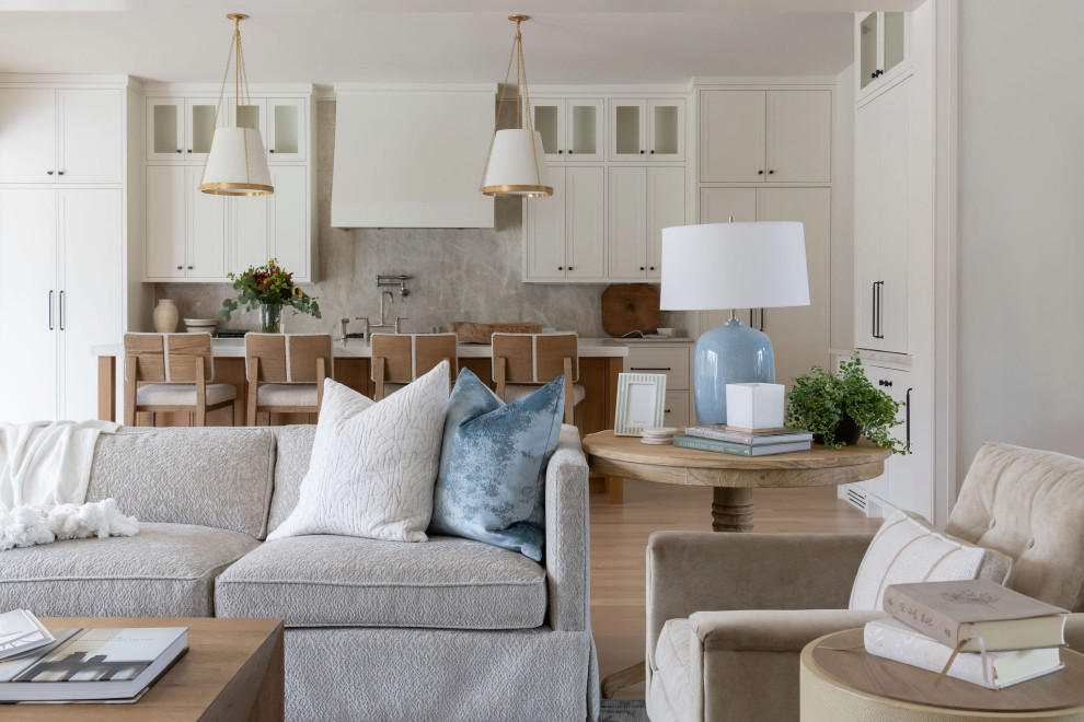 French Modern Estate - French Country - Living Room - Nashville - by ...