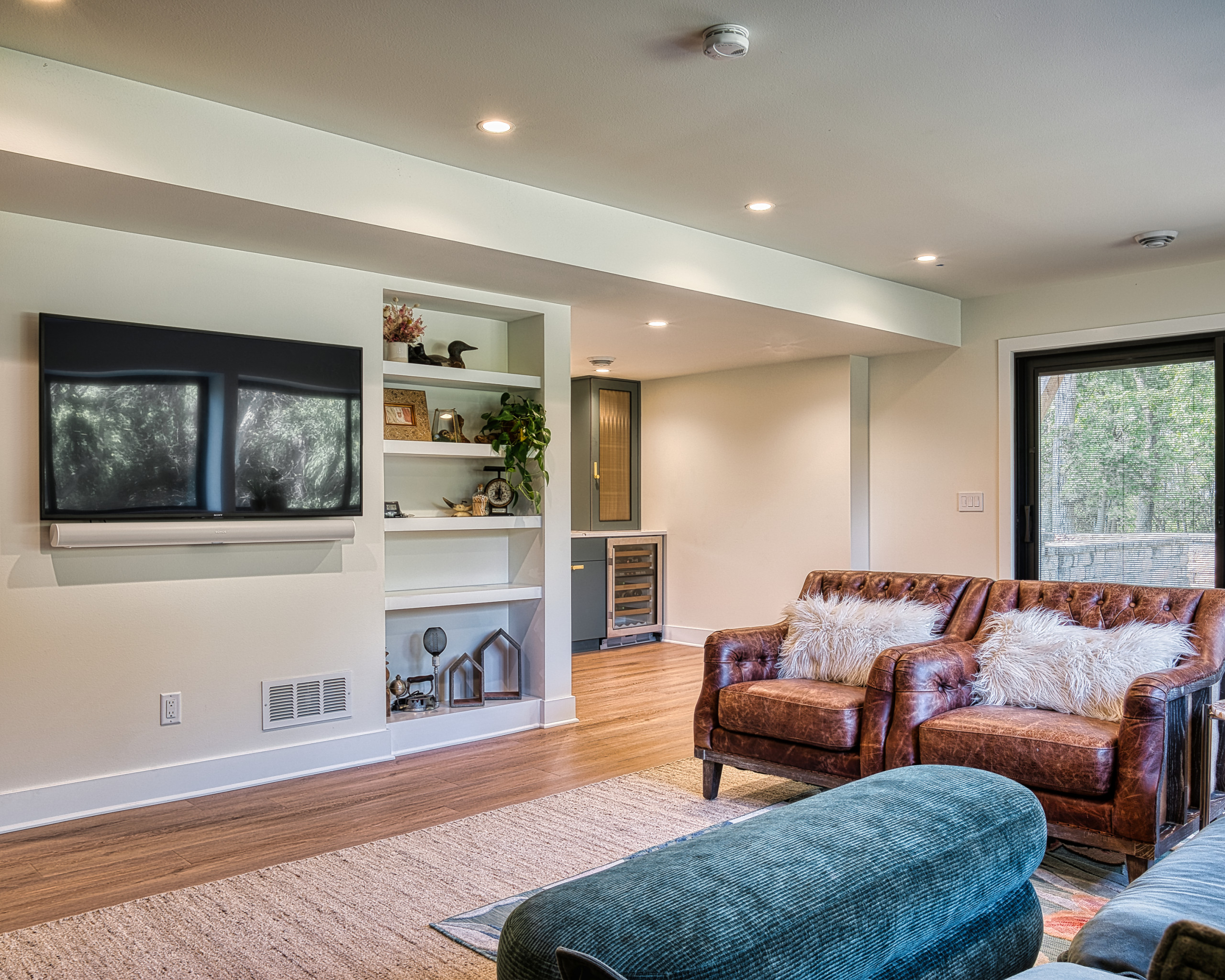Family Room and Wet Bar