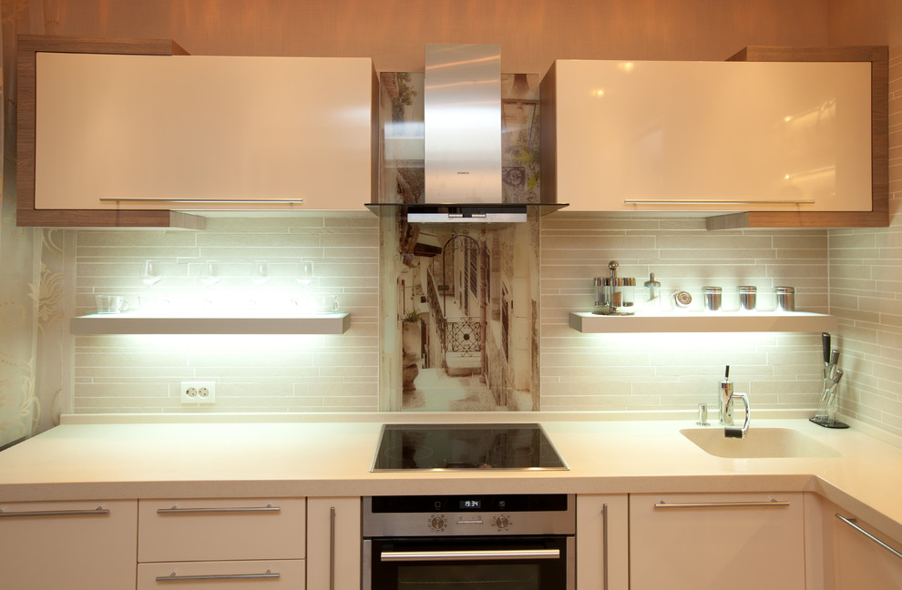 Кухня в квартире 90 м.кв. (Кемерово, 2017 год)