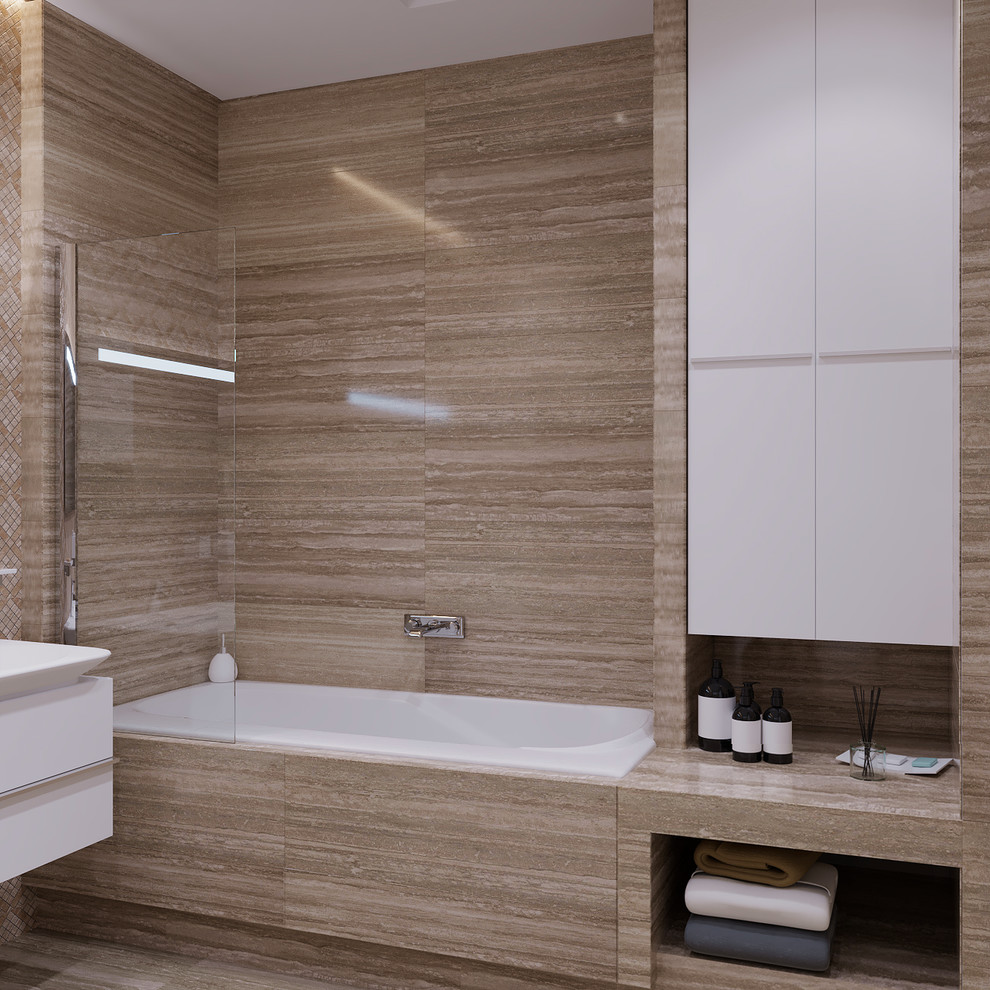 Ванная комната квартиры в ЖК «Триумф»