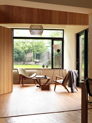Semi-D'Attached scandinavian-living-room
