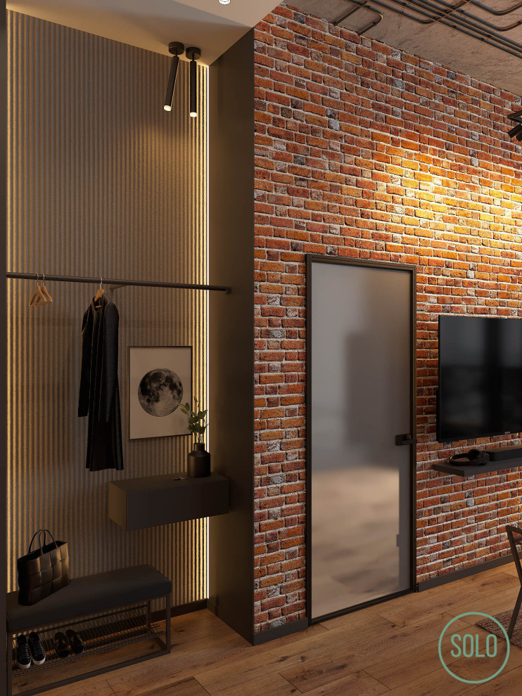 Лофт со спальней на втором уровне