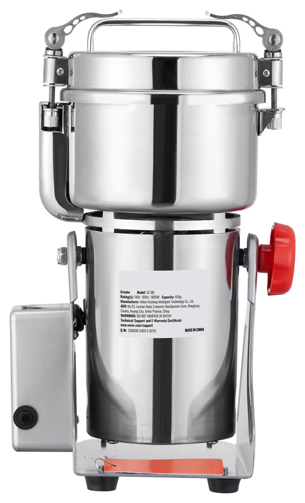 VEVOR 1000g Commercial Spice Grinder Electric Grain Mill Grinder High