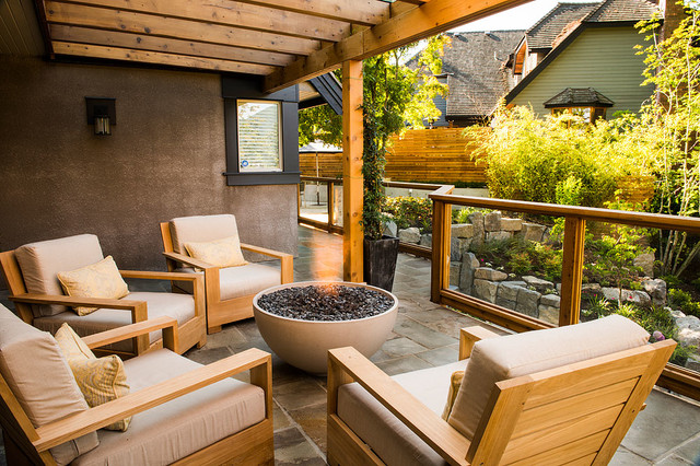 36" Hemi Fire Bowl contemporary-terrace