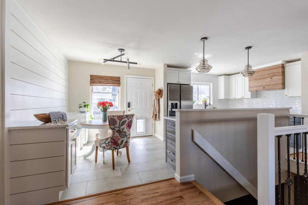 Inspiration for a transitional kitchen remodel in Denver