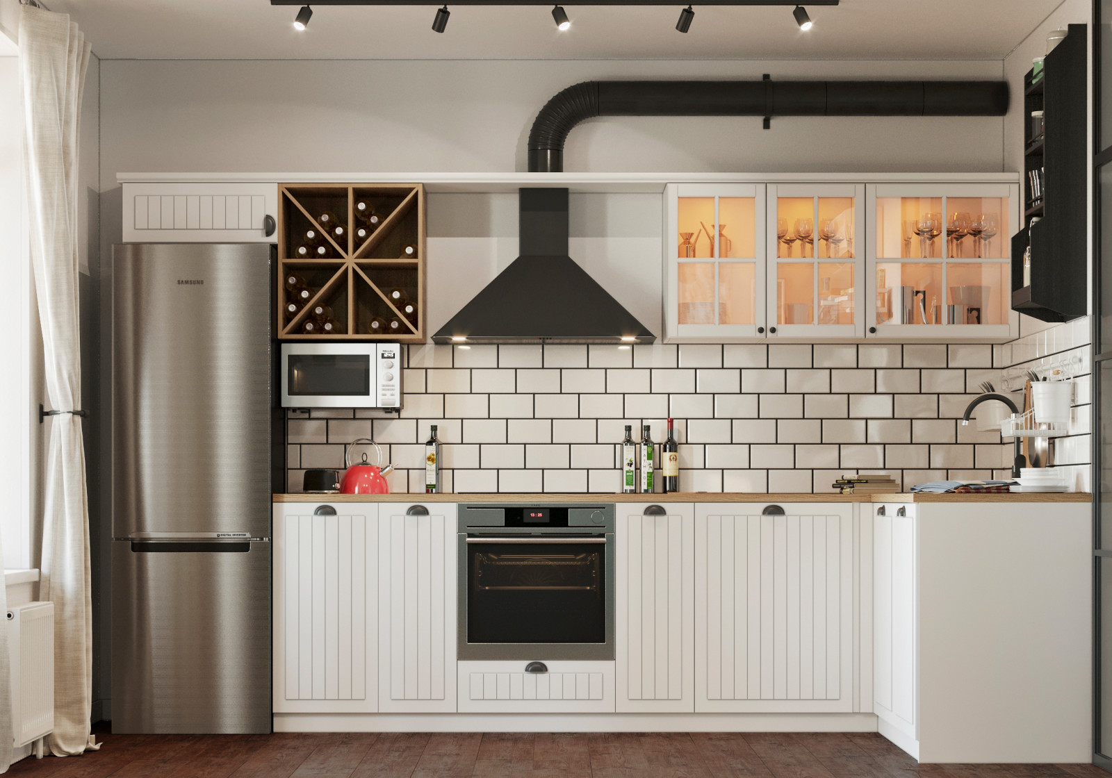 60,4 кв.м. Двухкомнатная квартира в стиле экосканди,ЖК Русский авангард ,Воронеж