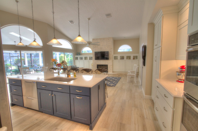 Beachside Remodel modern-kueche