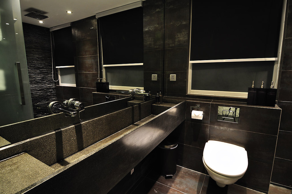 Design ideas for a modern bathroom in Hong Kong.