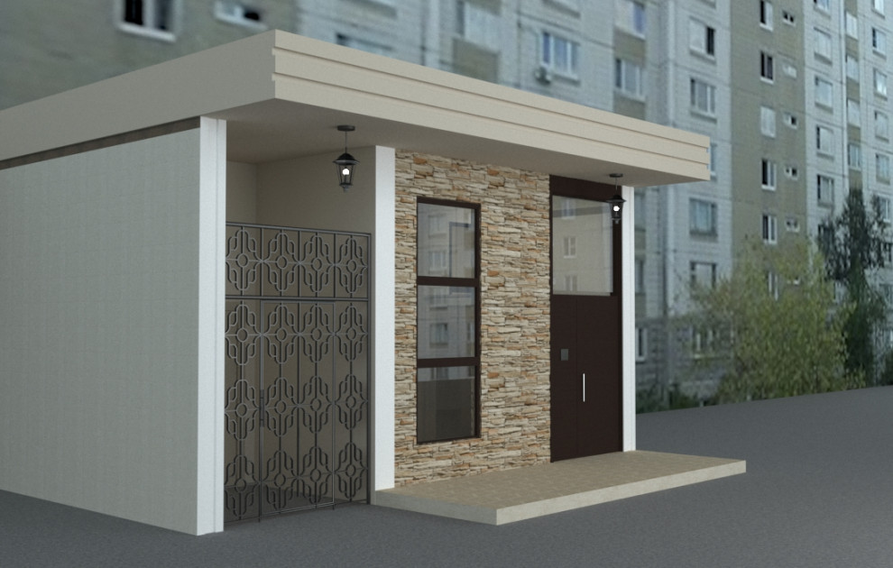 Визуализации подъезда в Печатниках