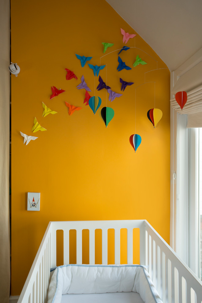 Photo of a transitional nursery in San Francisco.