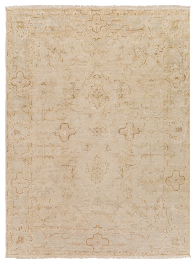 Surya HIL9018 Hillcrest Area Rug, 3'6' x 5'6', Beige/Cream