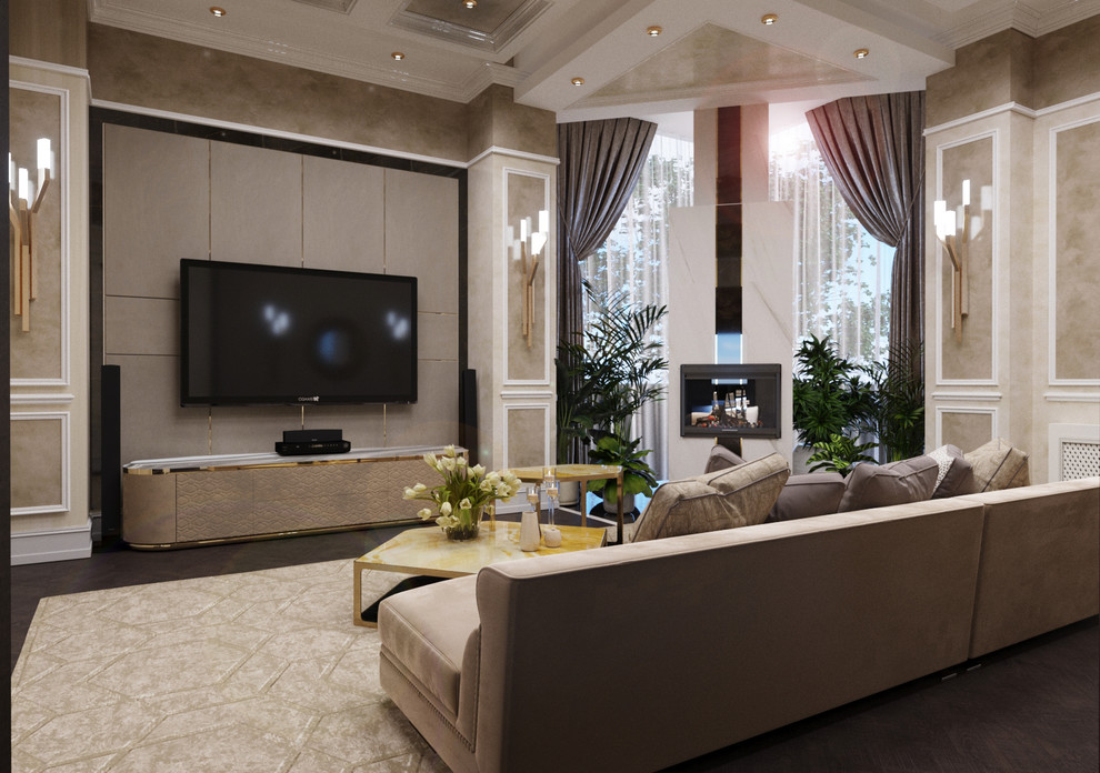 Роскошный интерьер загородного дома