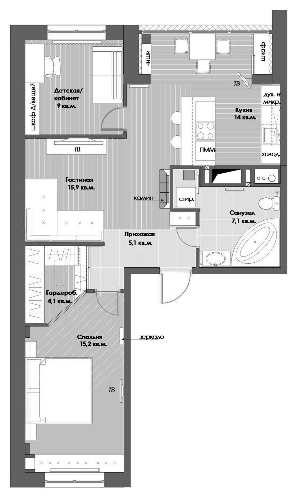 История с камином