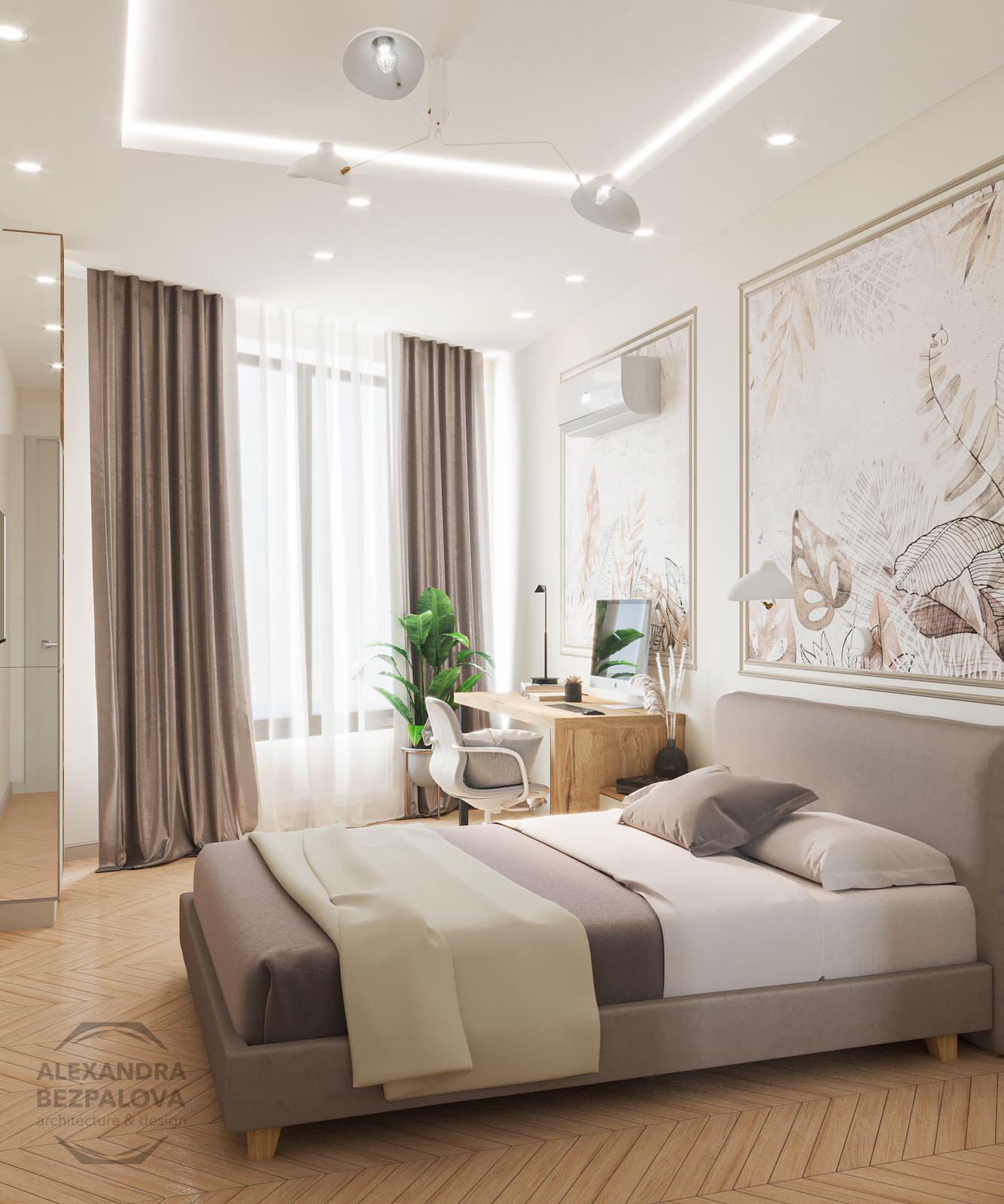 Дизайн проект квартиры на ул. Комсомольская г. Хабаровск