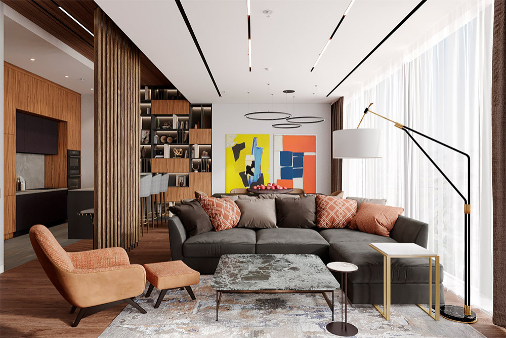 Гостиная с диваном Bronx