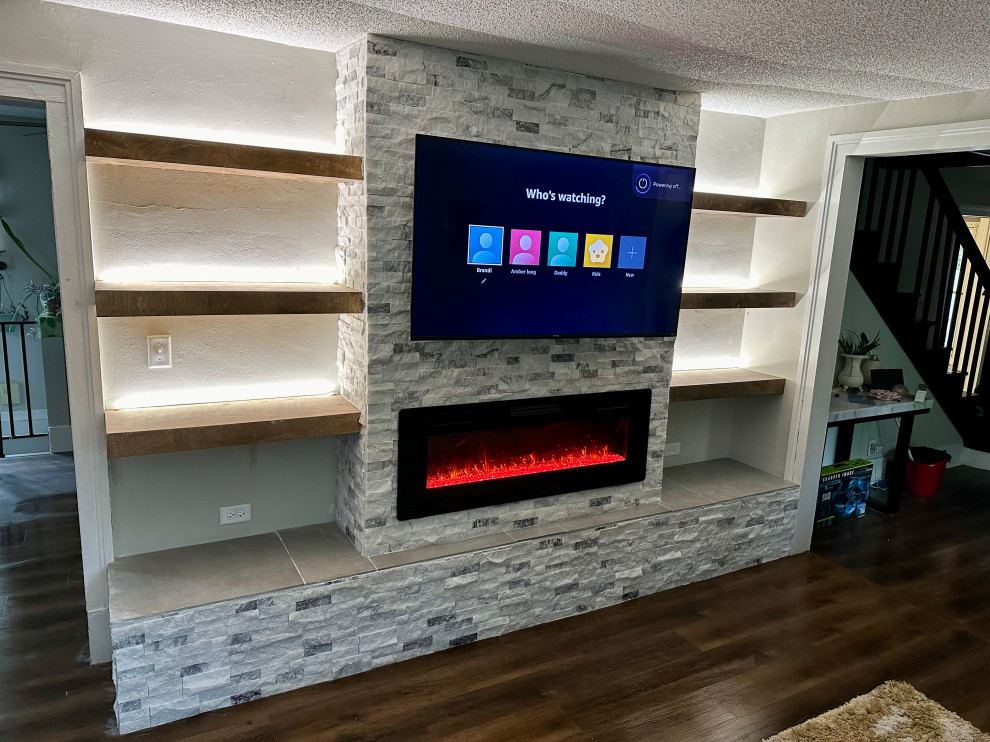 From bare to beauty-Fireplace