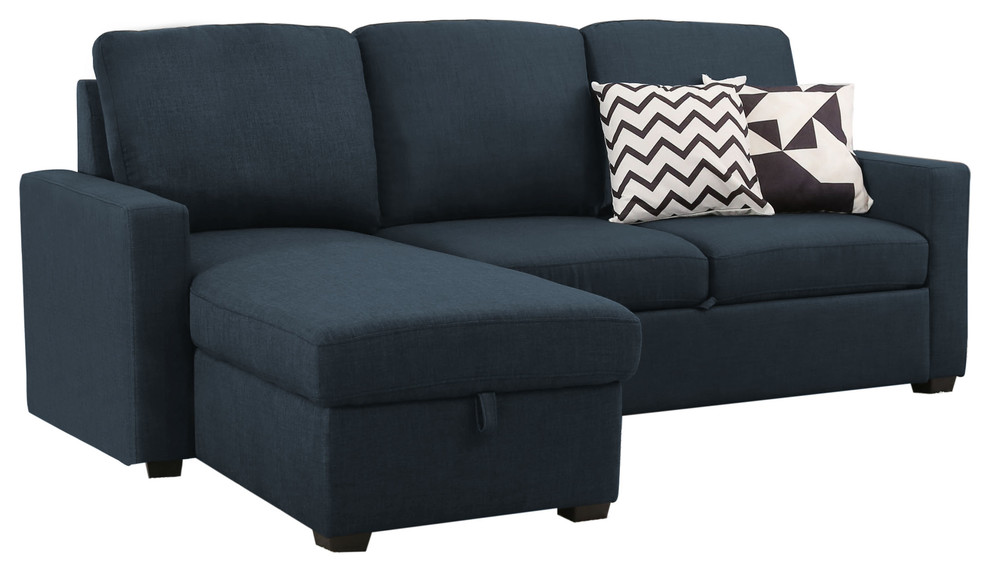 Thompson Storage Sofa Bed Sectional Transitional Sleeper Sofas Thompson Storage Sofa Bed Sectional