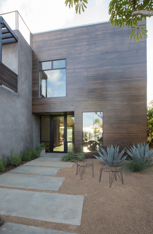 Stunning Modern Front Yard Design, Modern Landscape Design Front Of House