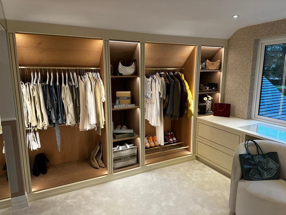 Luxury walk in wardrobe