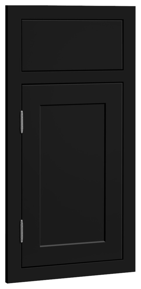 Austin Carbon Black Paint Shaker Kitchen Cabinet Sample