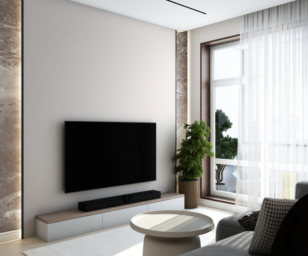 Гостиная в ЖК Комфорт Парк