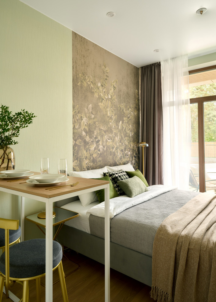 Квартира — студия по дизайн проекту Екатерины Тагировой. Санкт-Петербург