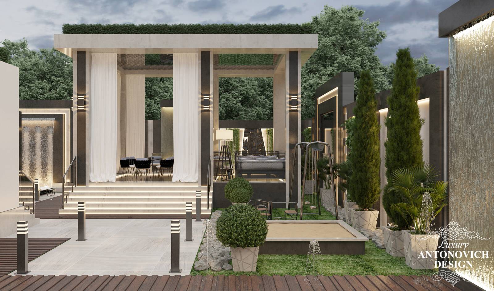 Дизайн-проект экстерьера современного дома