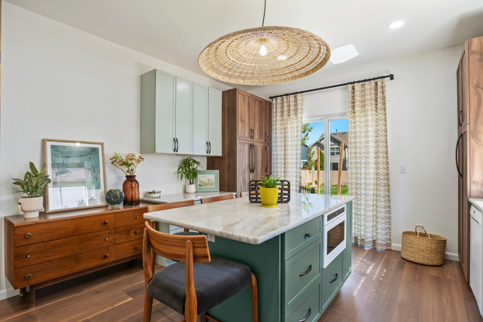 Calming Sage Green Kitchen