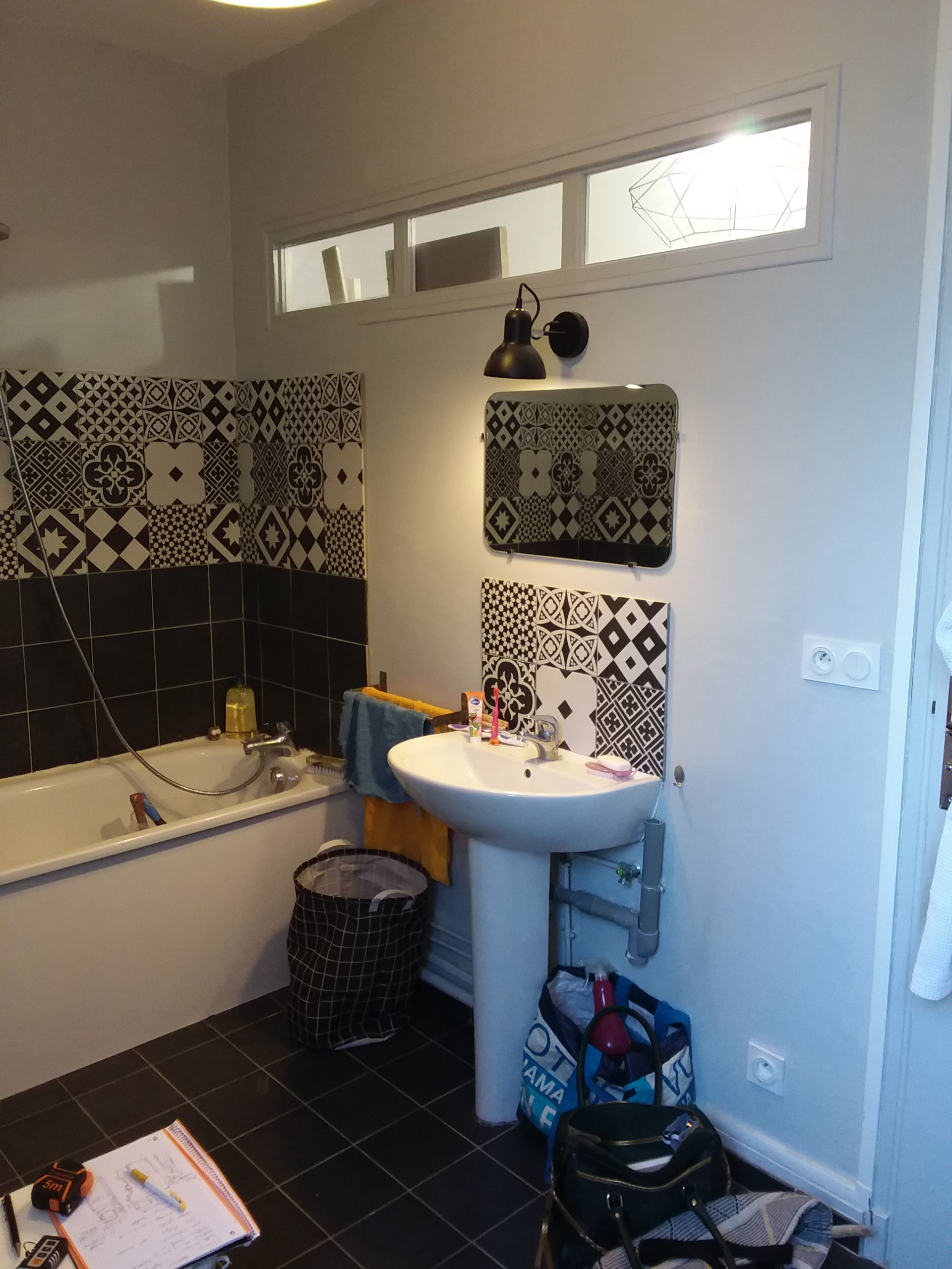 Rénovation d'une salle de bain d'appartement en centre ville
