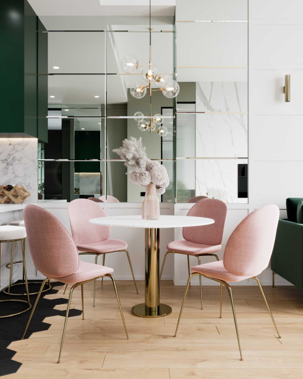 Двухкомнатные апартаменты для девушки