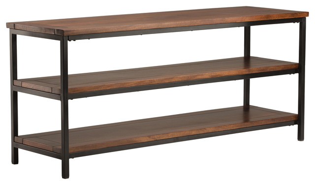 Skyler Cognac Brown Mango Wood TV Unit
