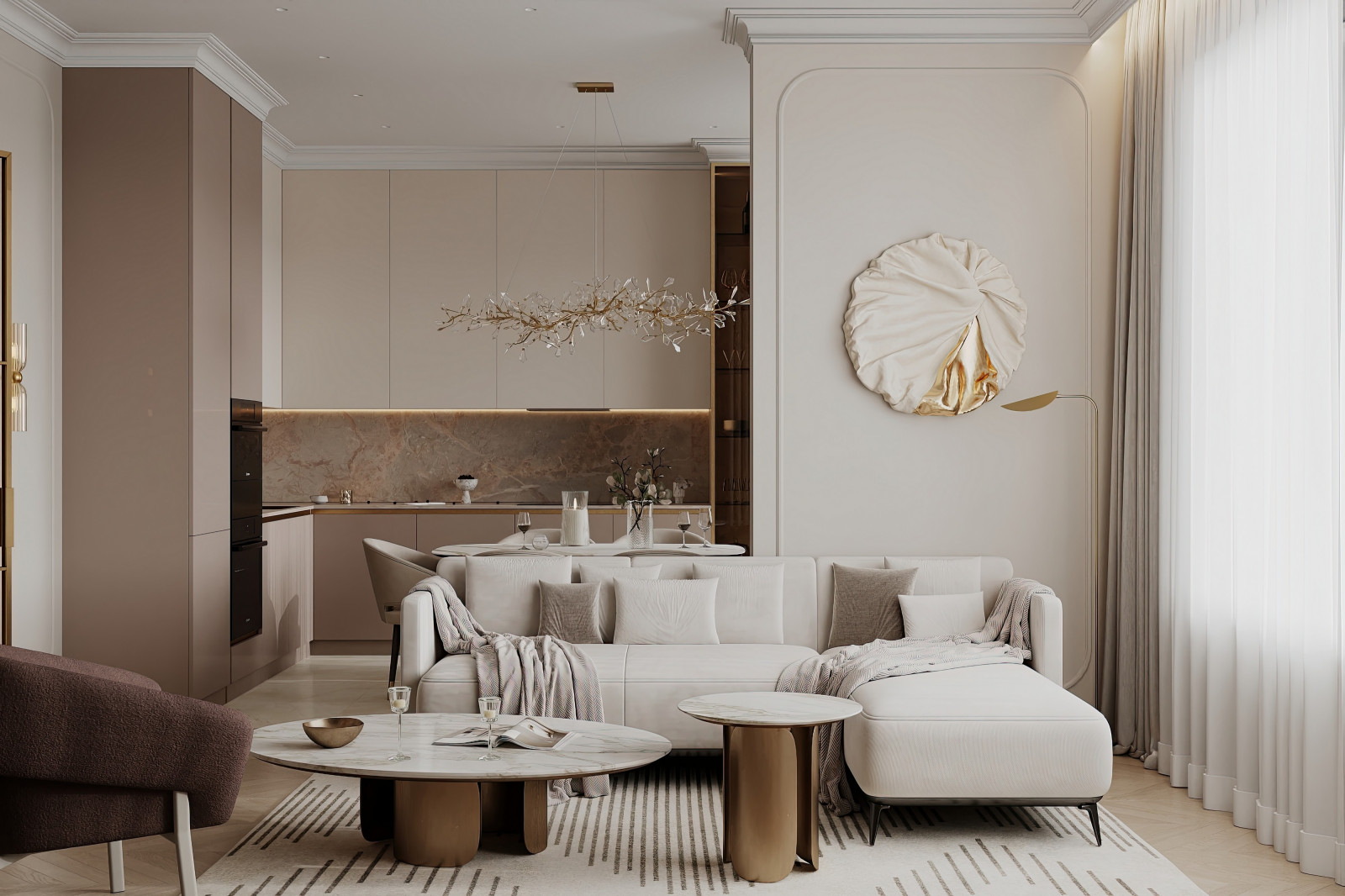 Дизайн и ремонт квартиры в ЖК Режиссёр - Богемная грация