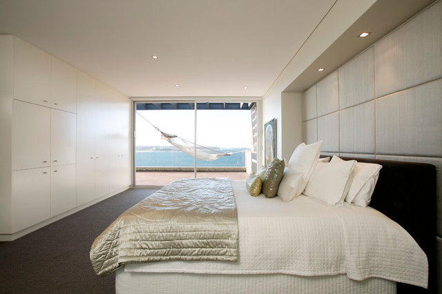 Manly contemporary-bedroom