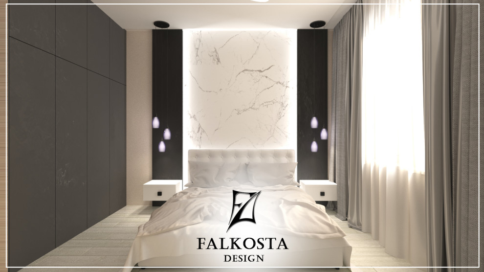 Дизайн интерьера в Нур-Султане. Стильная квартира от Falkosta