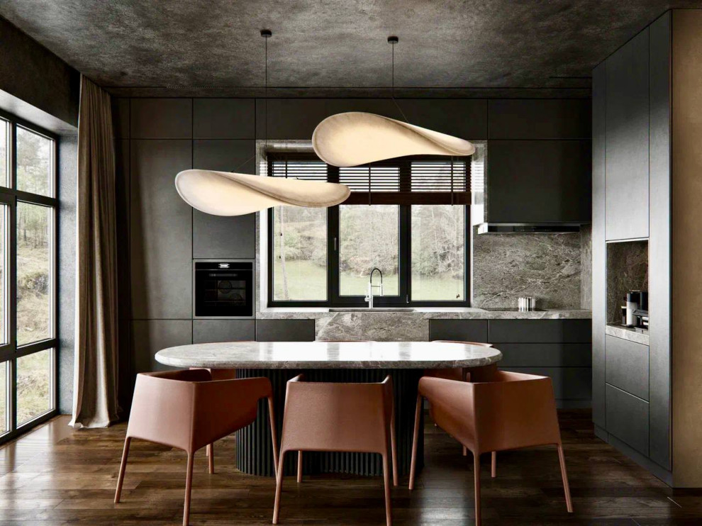 Кухня - столовая КП "Лугинино парк"