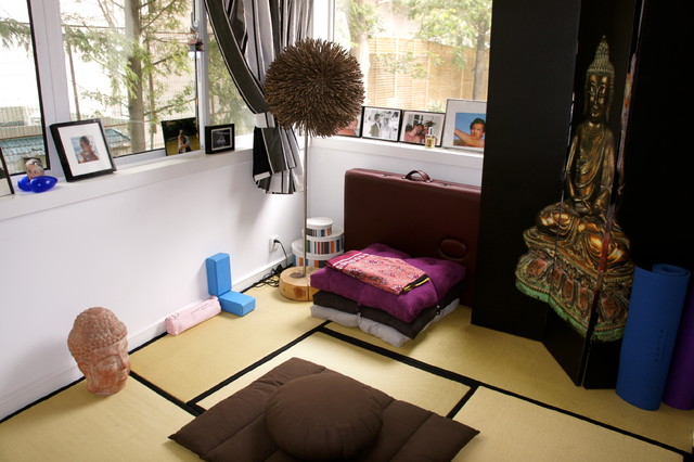  yoga  meditation room Asian Bedroom  Other by 